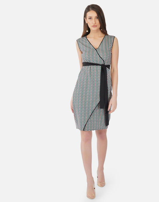 Multicoloured Printed Bodycon | Sudathi