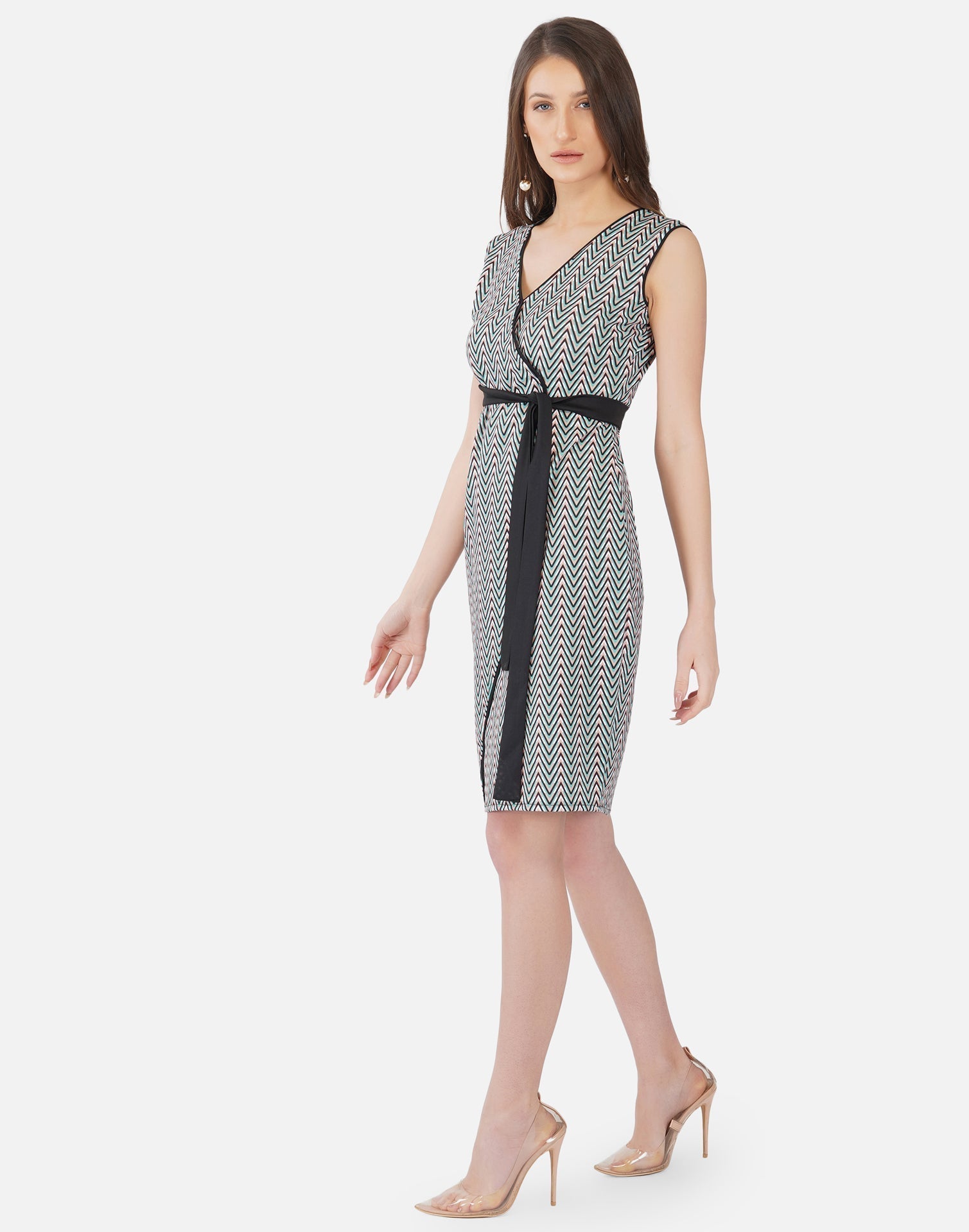 Multicoloured Printed Bodycon | Sudathi