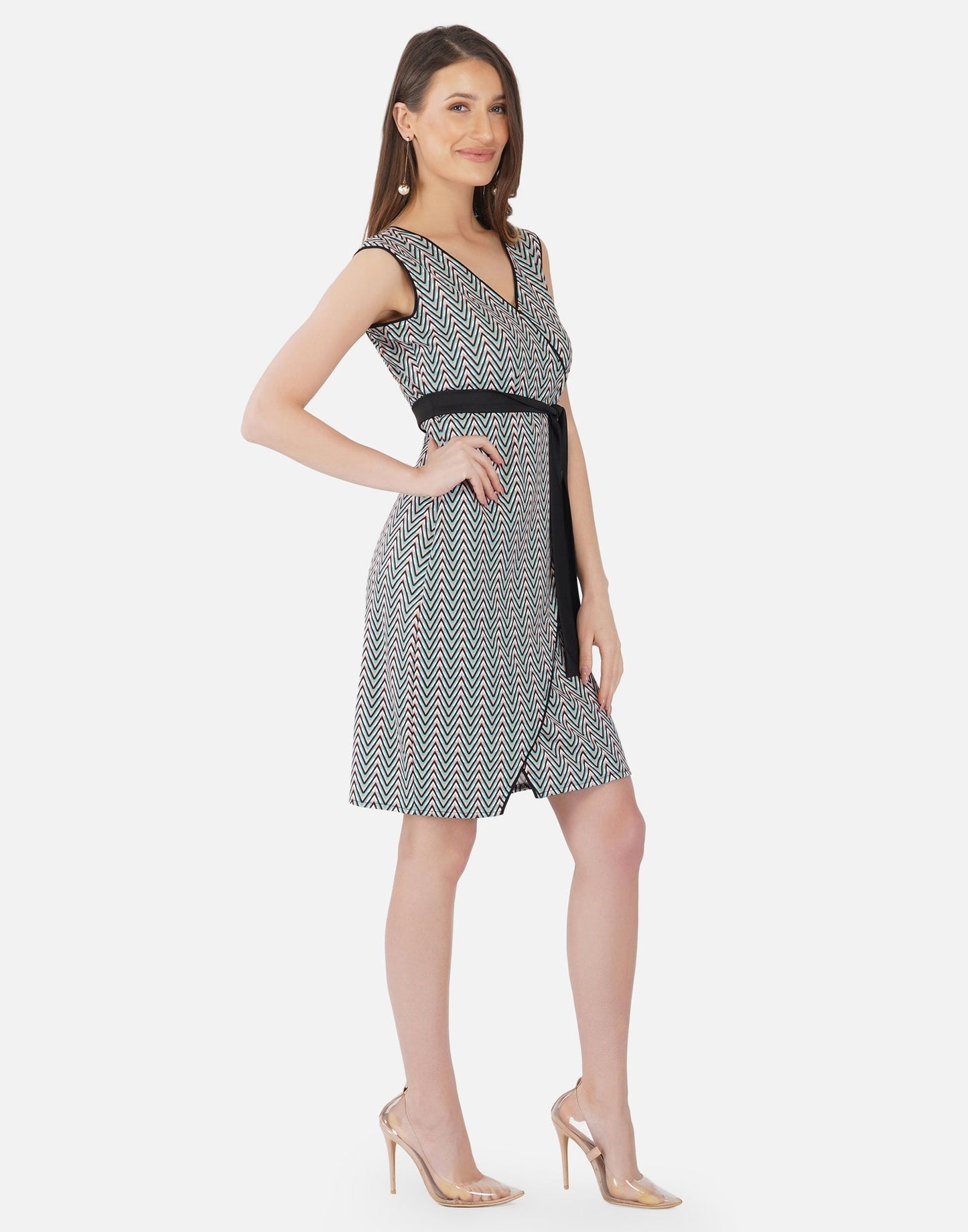 Multicoloured Printed Bodycon | Sudathi