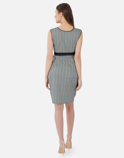 Multicoloured Printed Bodycon | Sudathi