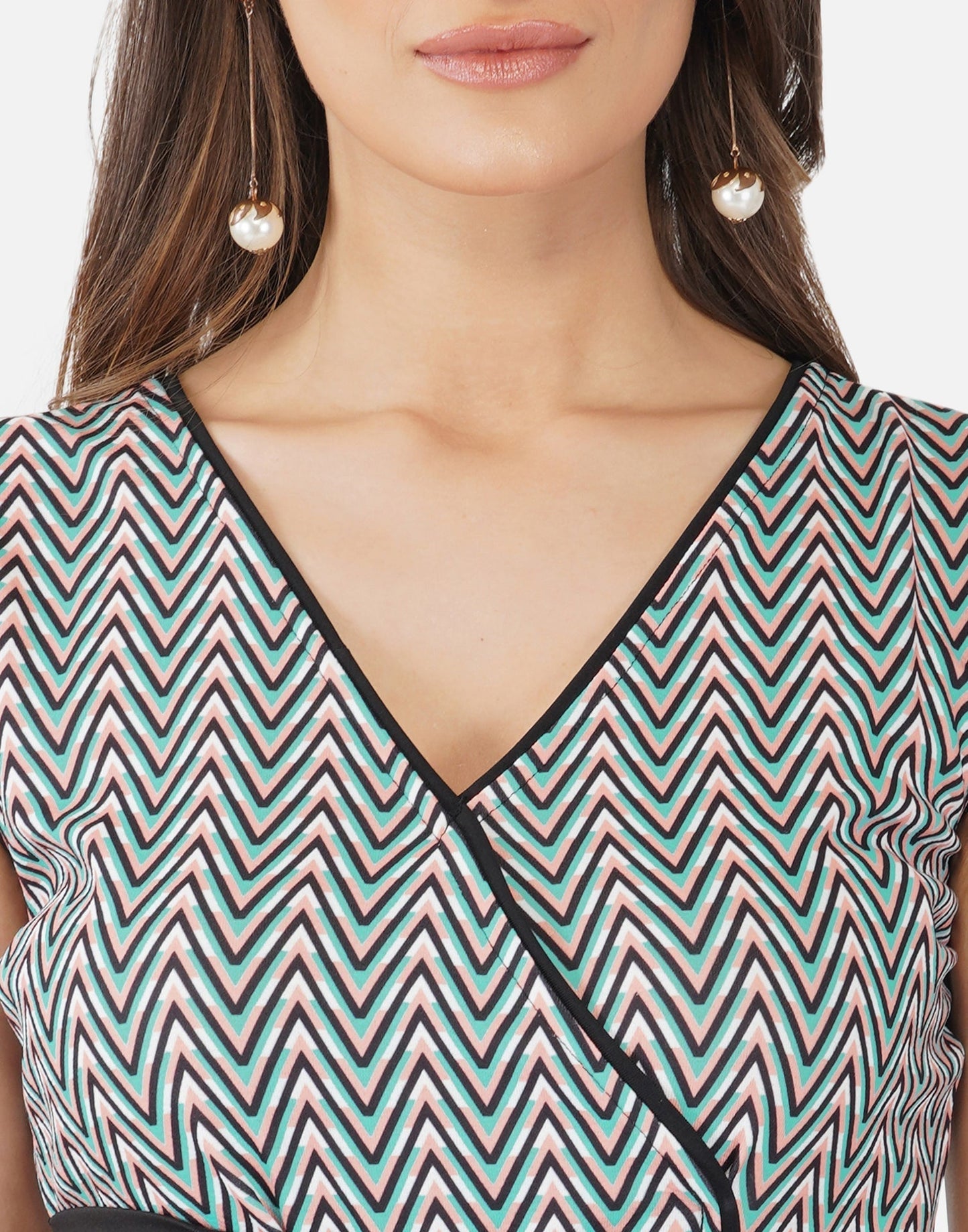 Multicoloured Printed Bodycon | Sudathi