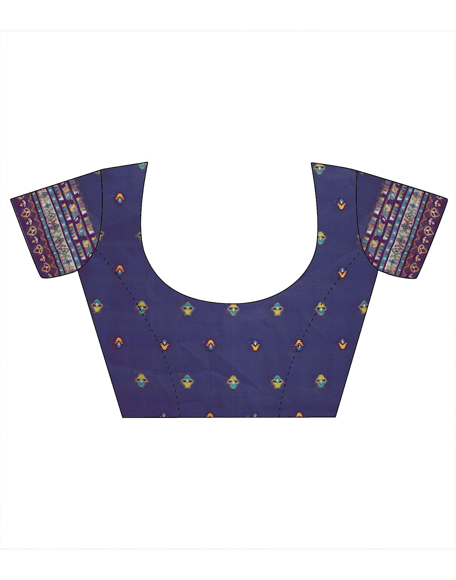 Navy Blue Silk Saree | Leemboodi