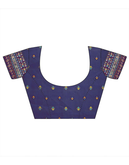 Navy Blue Silk Saree | Leemboodi