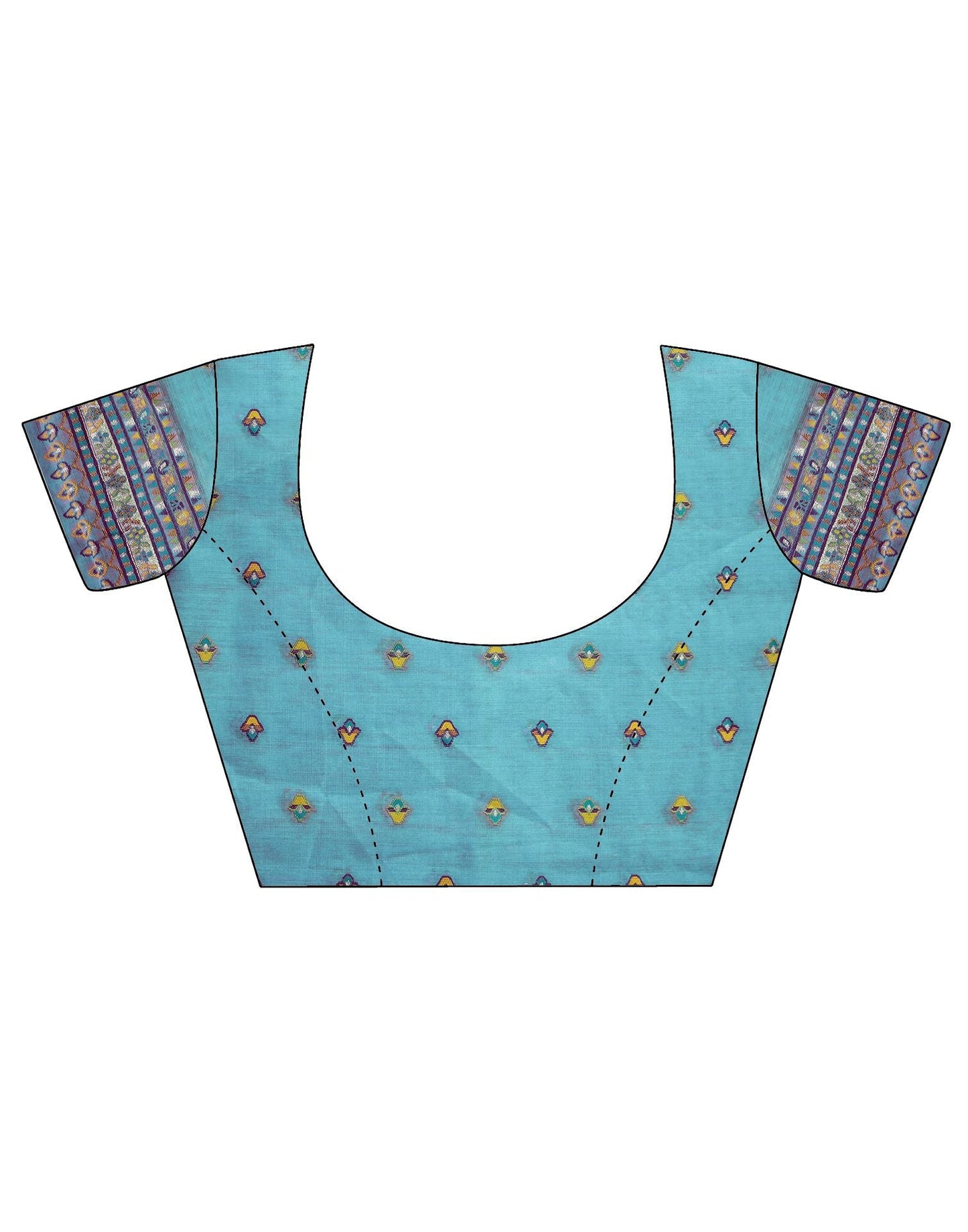 Turquoise Silk Saree | Leemboodi