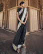 Black Silk Banarasi Saree | Leemboodi