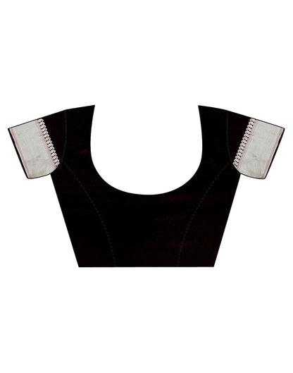 Black Silk Banarasi Saree | Leemboodi