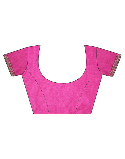 Pink Chiffon Printed Saree | Leemboodi