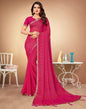 Rani Pink Printed Saree | Leemboodi
