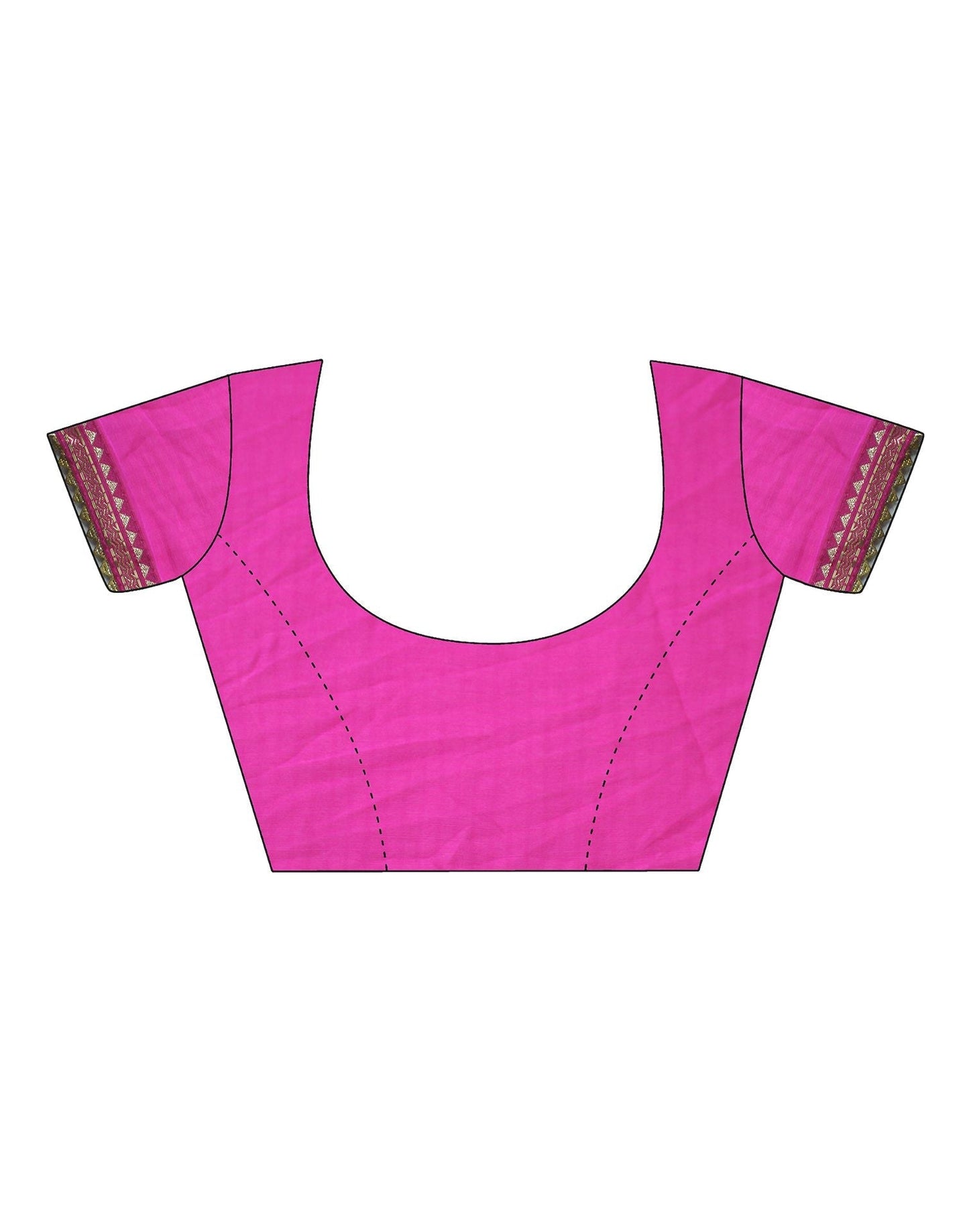 Pink Printed Saree | Leemboodi