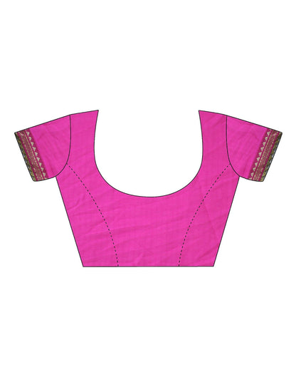 Pink Printed Saree | Leemboodi