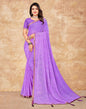 Purple Printed Saree | Leemboodi