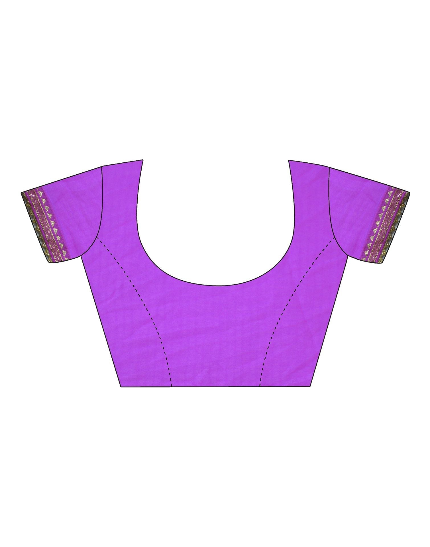 Purple Printed Saree | Leemboodi