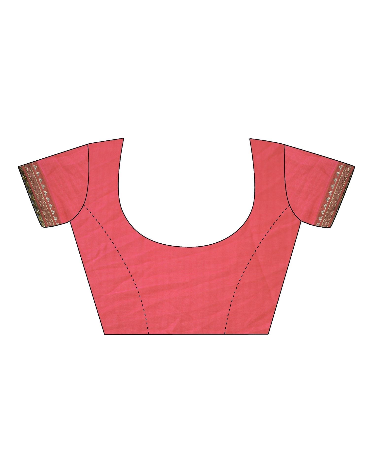 Rose Pink Printed Saree | Leemboodi