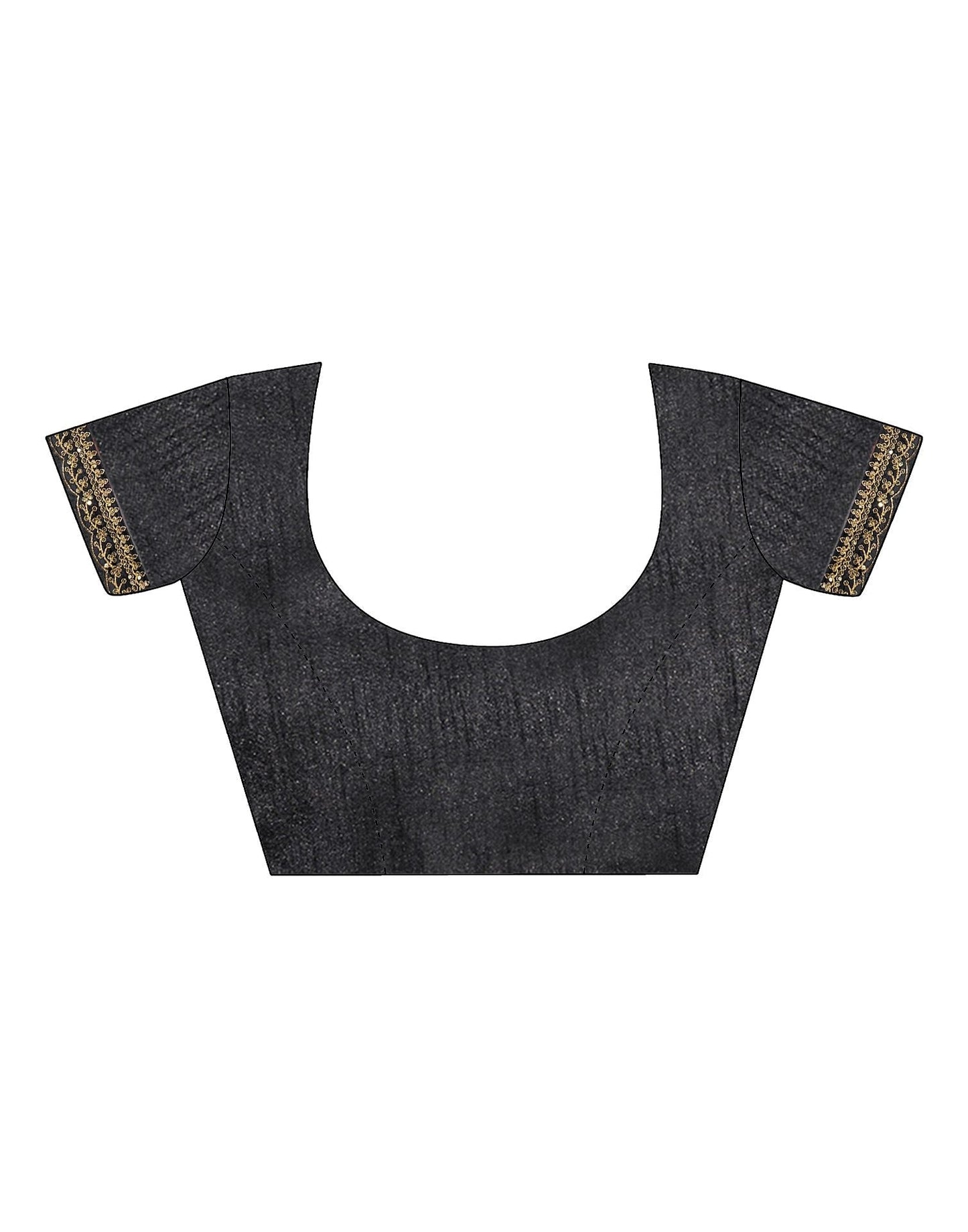 Black Printed Saree | Leemboodi