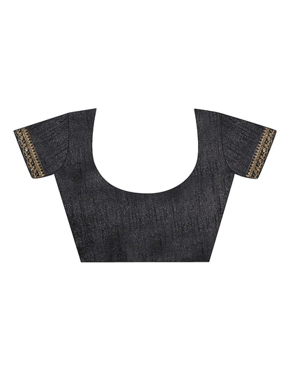 Black Printed Saree | Leemboodi