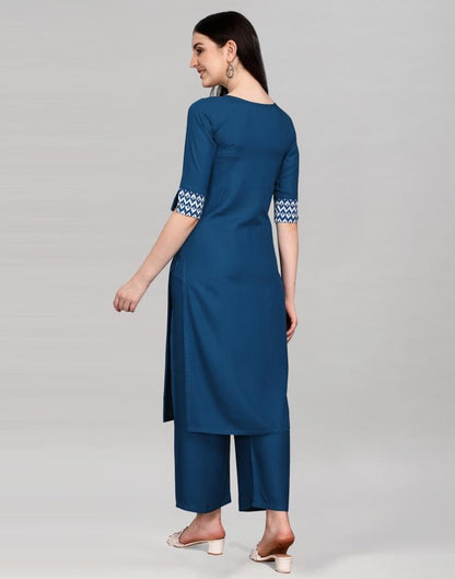 Blue Printed Kurti | Sudathi