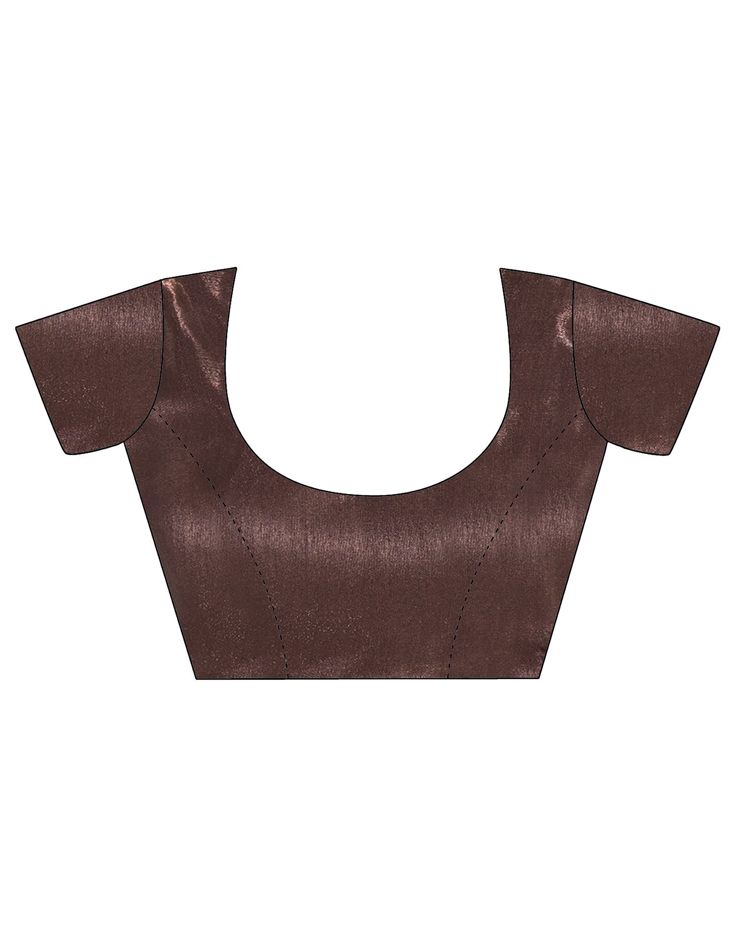 Brown Sequence Saree | Leemboodi