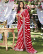 Red Printed Saree | Leemboodi