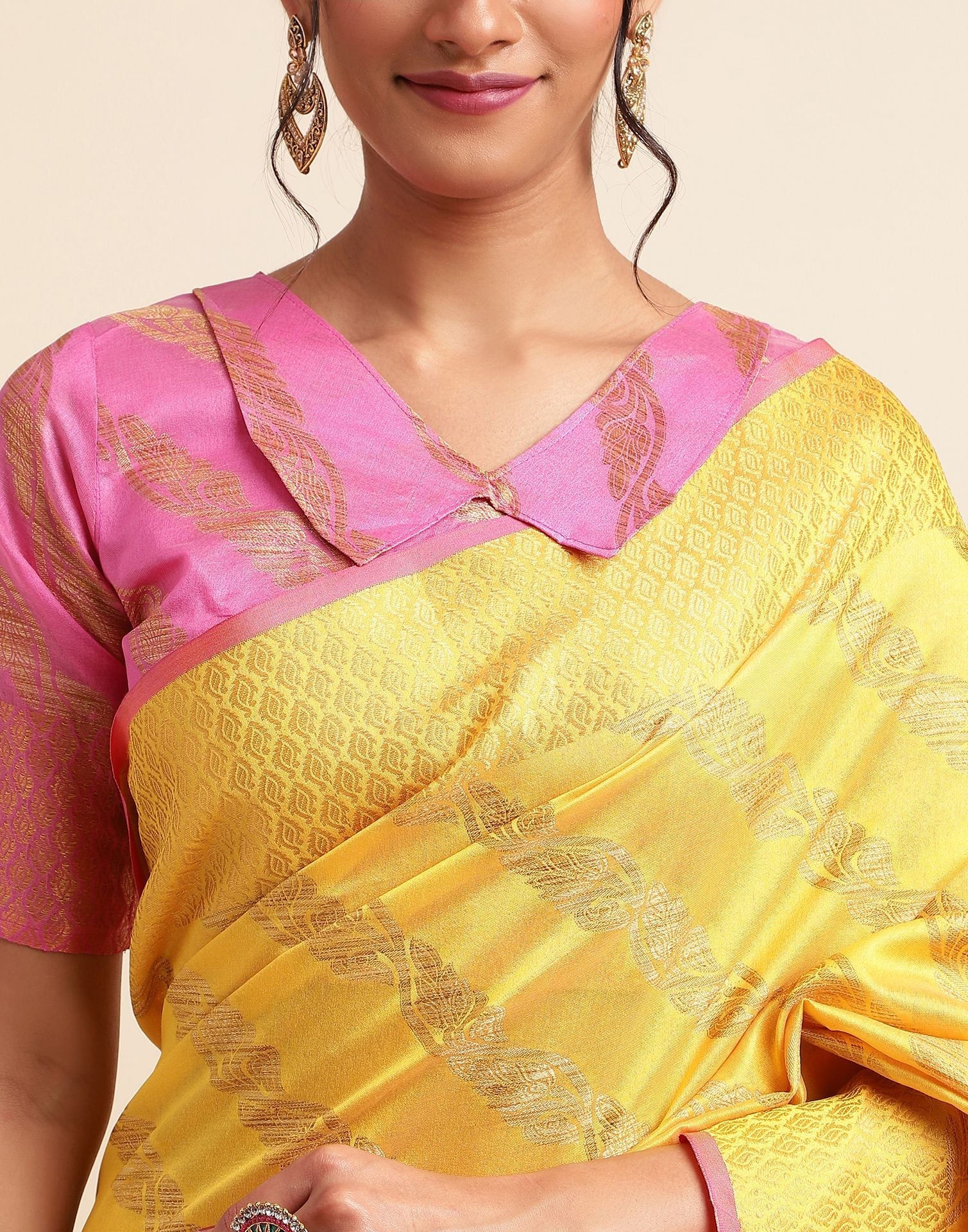 Yellow Silk Saree | Sudathi