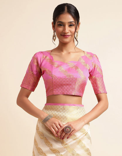 Cream Silk Saree | Sudathi