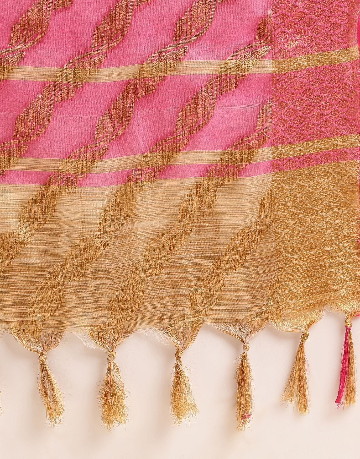Rose Pink Silk Saree | Sudathi