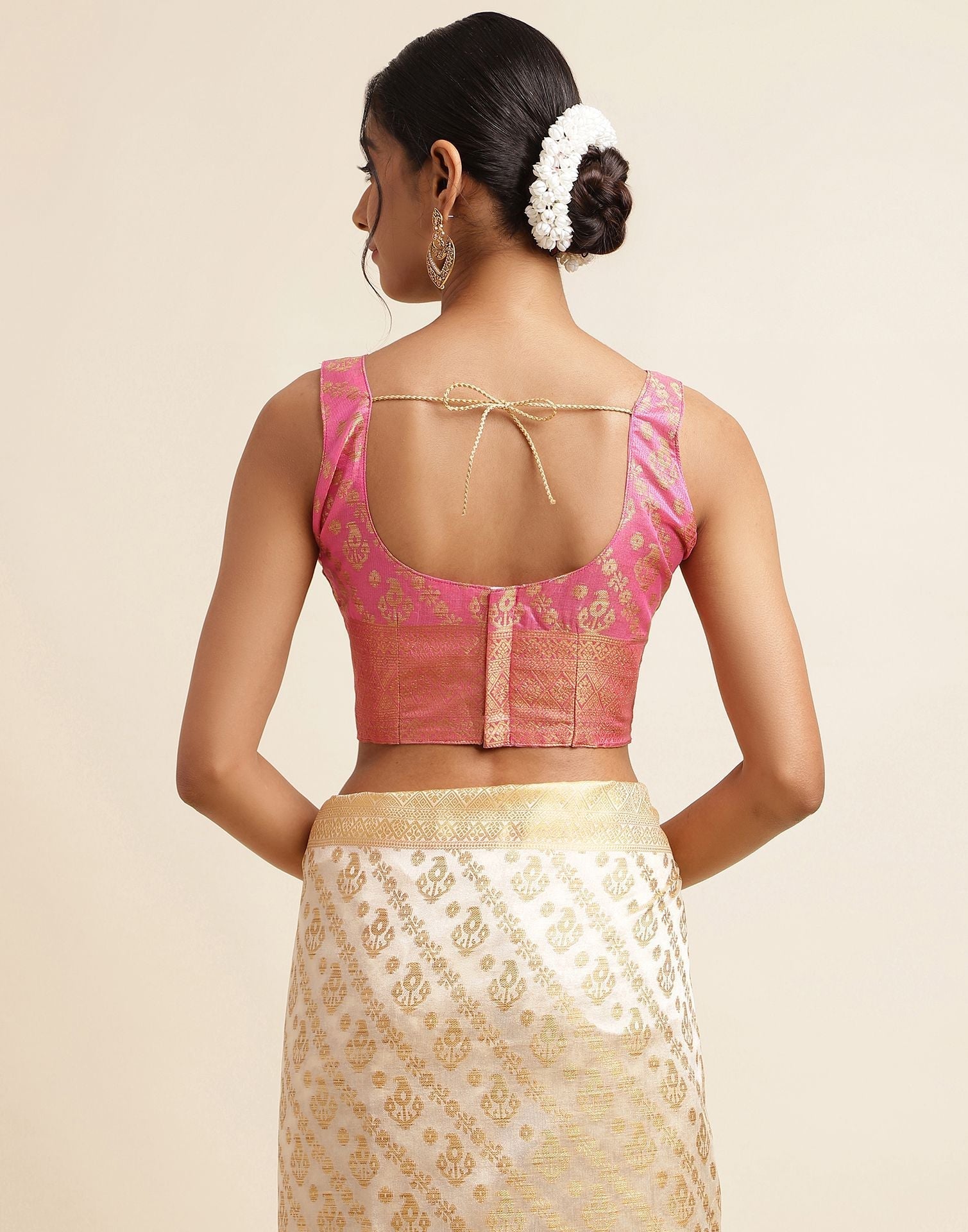 Cream Silk Saree | Sudathi