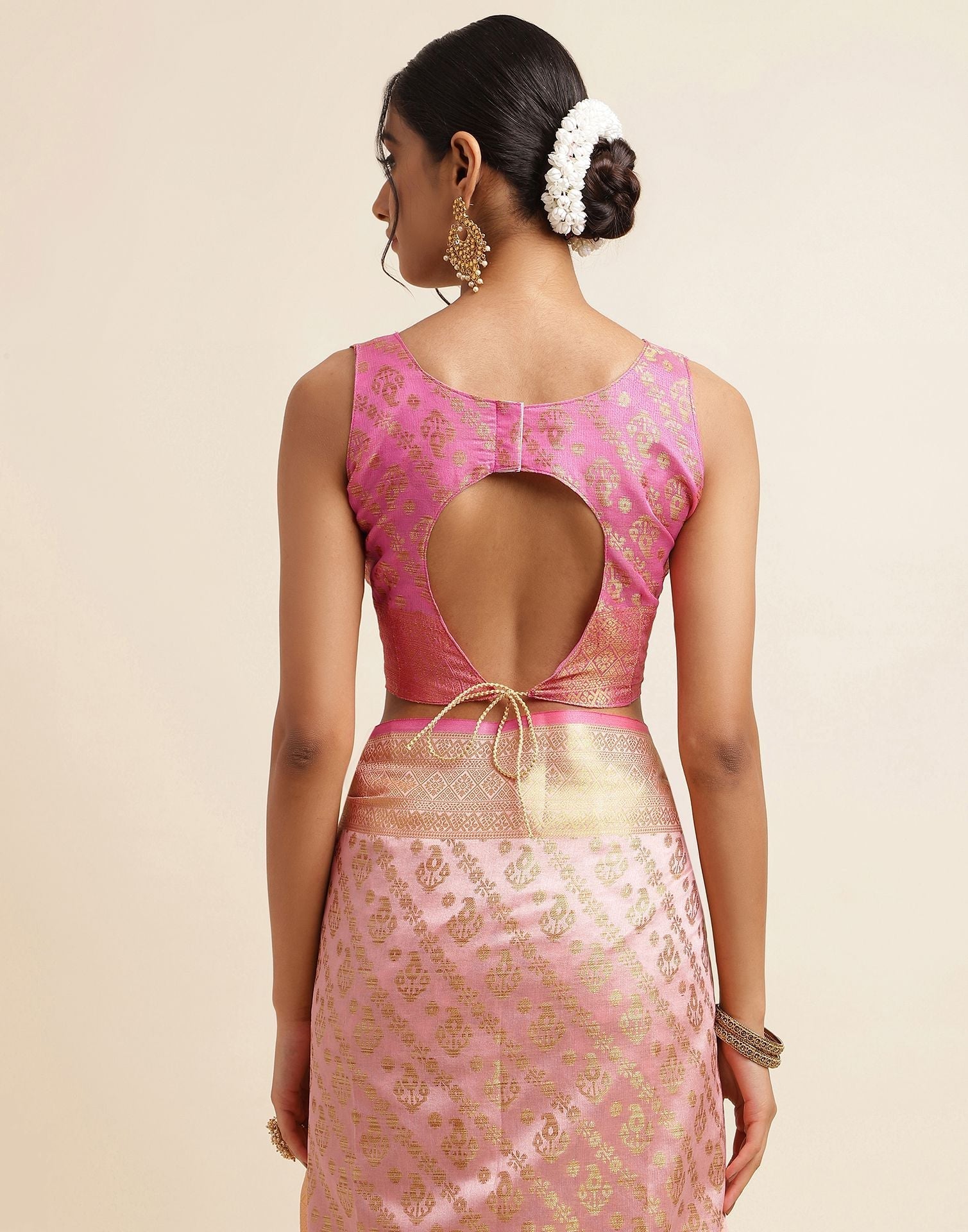 Light Pink Silk Saree | Sudathi