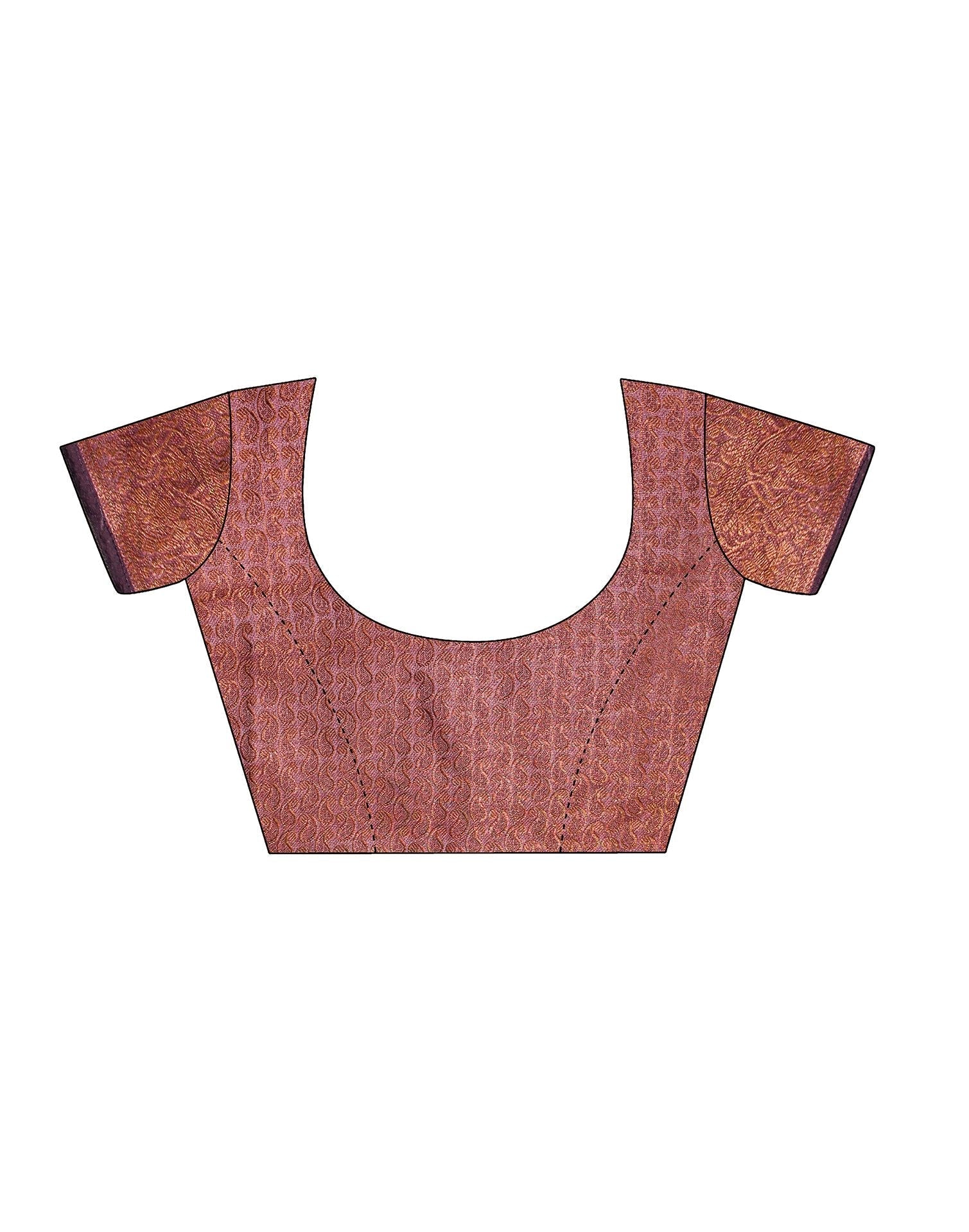 Olive Green Organza Banarasi Saree | Leemboodi