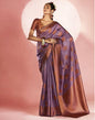 Light Purple Organza Banarasi Saree | Leemboodi