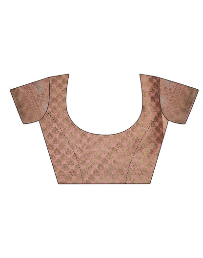 Light Pink Banarasi Saree | Leemboodi