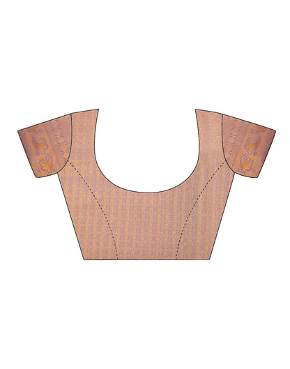 Beige Kanjivaram Silk Saree | Leemboodi