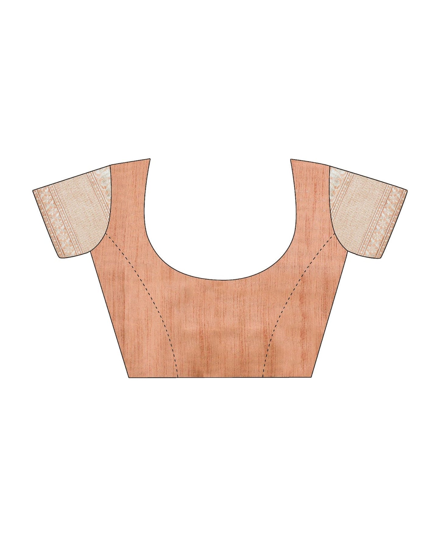 Peach Silk Saree | Leemboodi