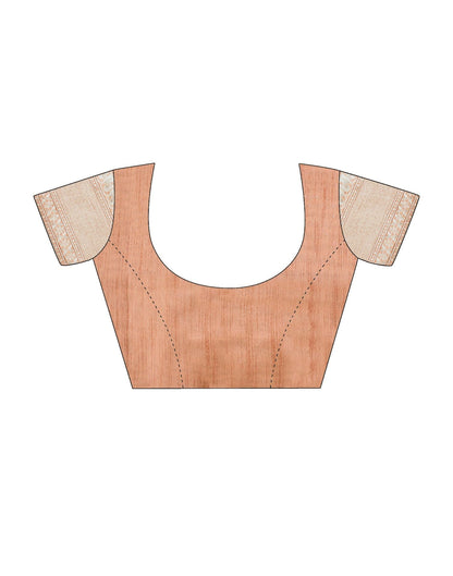 Peach Silk Saree | Leemboodi