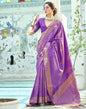 Purple Silk Saree | Leemboodi
