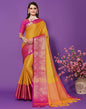 Turmeric Yellow Cotton Saree | Sudathi