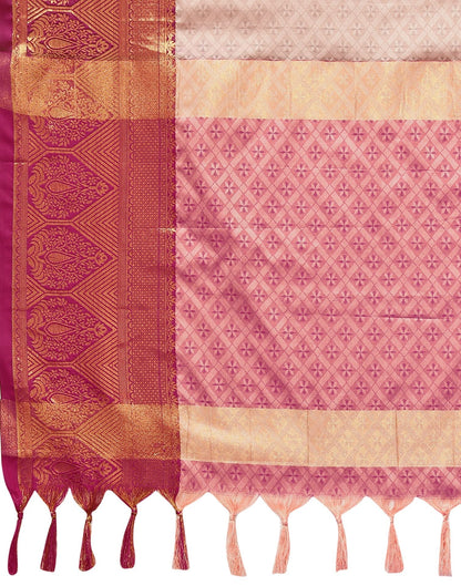 Light Pink Cotton Saree | Sudathi