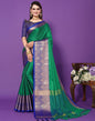 Green Cotton Saree | Sudathi