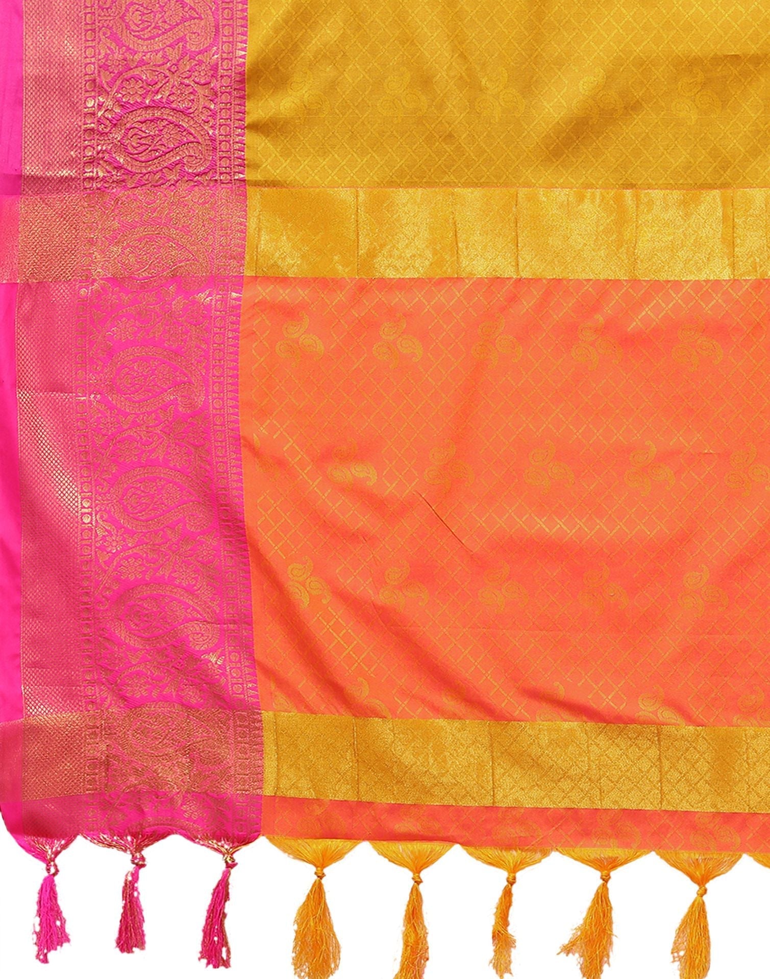 Mustard Cotton Saree | Sudathi