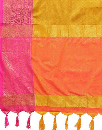 Mustard Cotton Saree | Sudathi