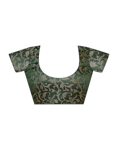 Mustard Yellow Silk Weaving Saree