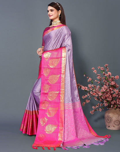 Light Purple Cotton Saree | Sudathi
