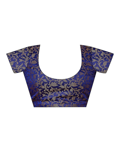 Sky Blue Cotton Saree | Sudathi