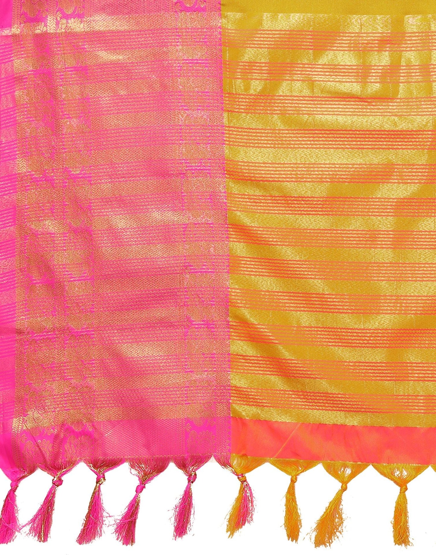 Dark Yellow Cotton Saree | Sudathi