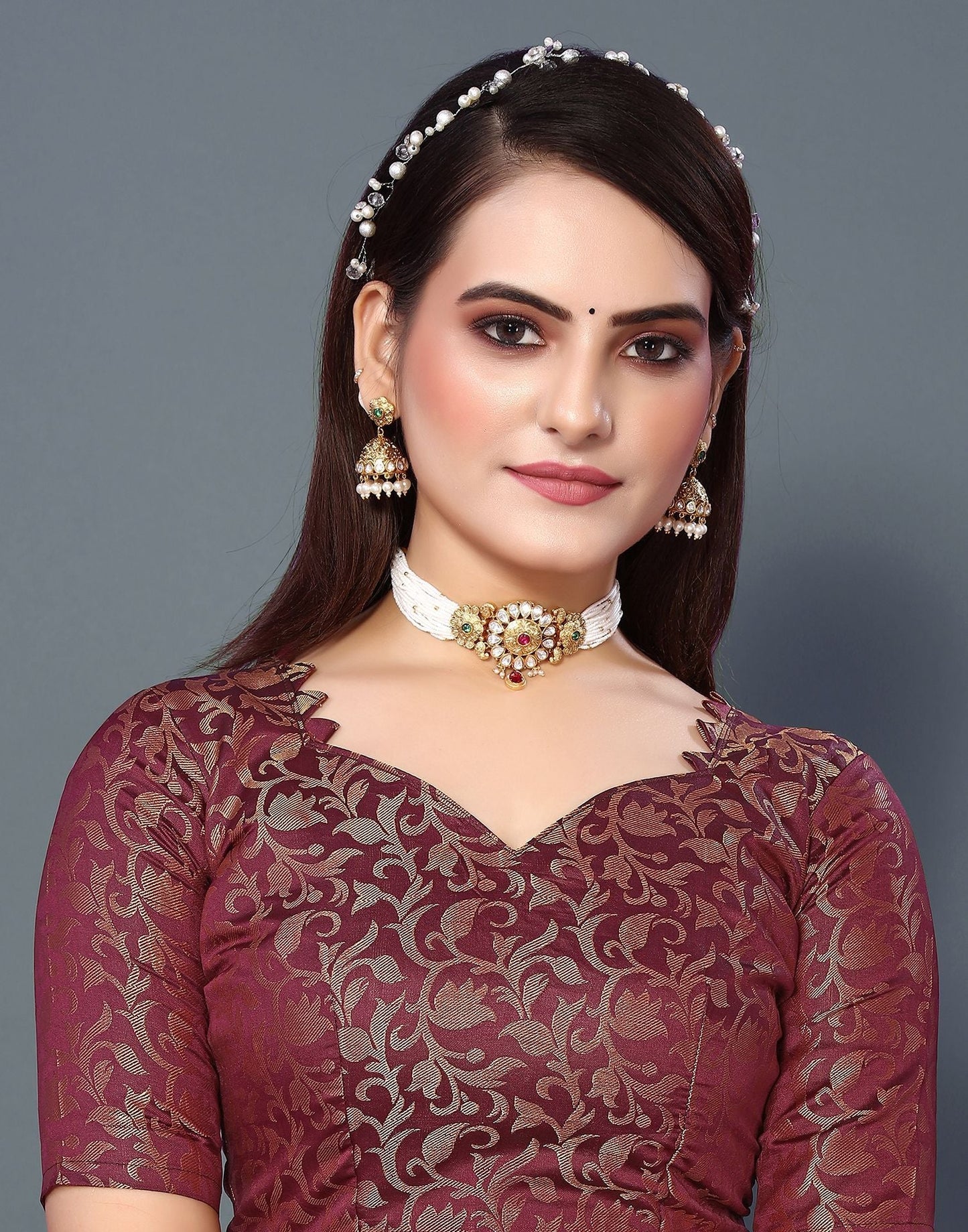 Red Cotton Saree | Sudathi