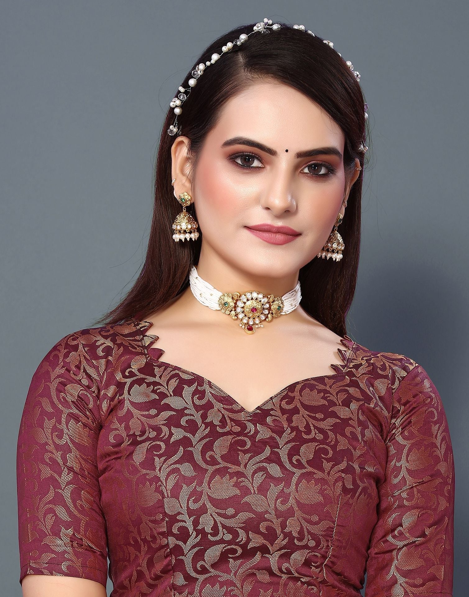 Red Cotton Saree | Sudathi