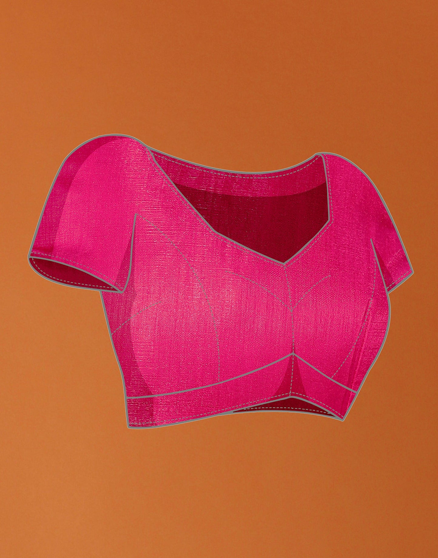 Light Purple Organza Digital Printed Saree