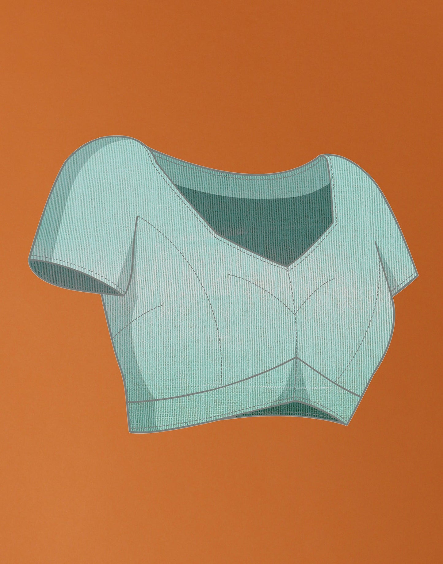 Light Green Organza Digital Printed Saree