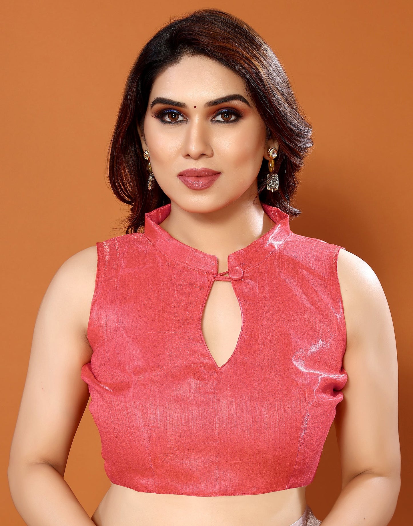 Light Pink Organza Digital Printed Saree