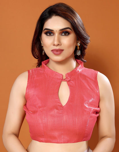 Light Pink Organza Digital Printed Saree