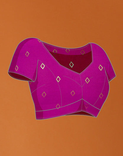 Pink Printed Saree | Sudathi